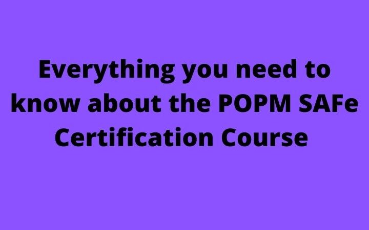 Everything You Need To Know About The POPM Safe Certification Course